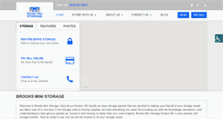 Desktop Screenshot of brooksministorage.com